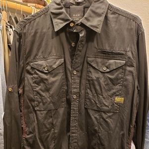 Gstar black long sleeve shirt